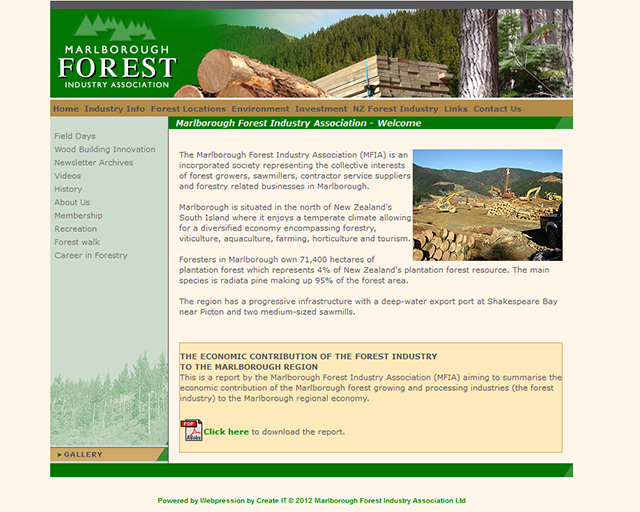 Marlborough Forestry Industry Association