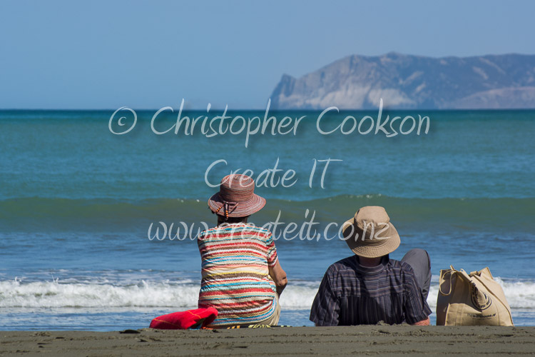 Quiet afternoon at the beach